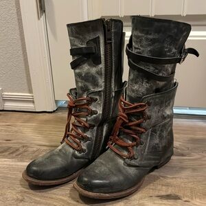 Freebird Combat boots size 8